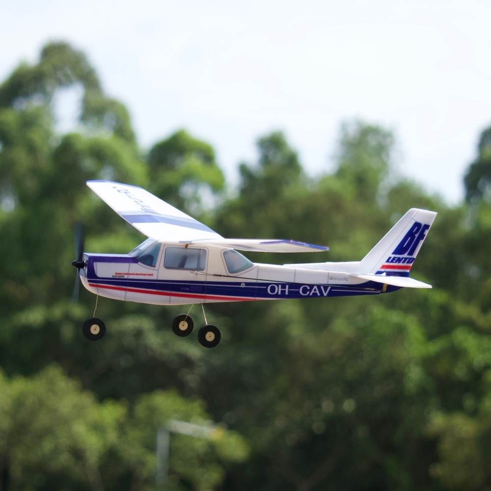 Kids Toys Kit - MinimumRC Plane Kit Blue Cessna152 360mm