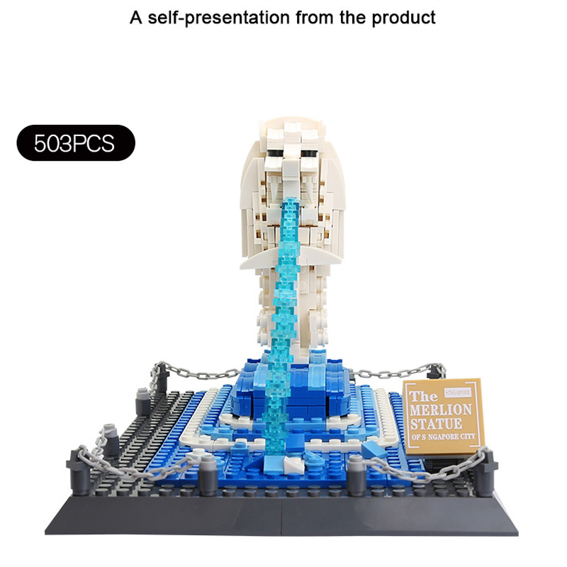 Kids Toys Singapore - World Famous Modern Architecture Singapore Merlion