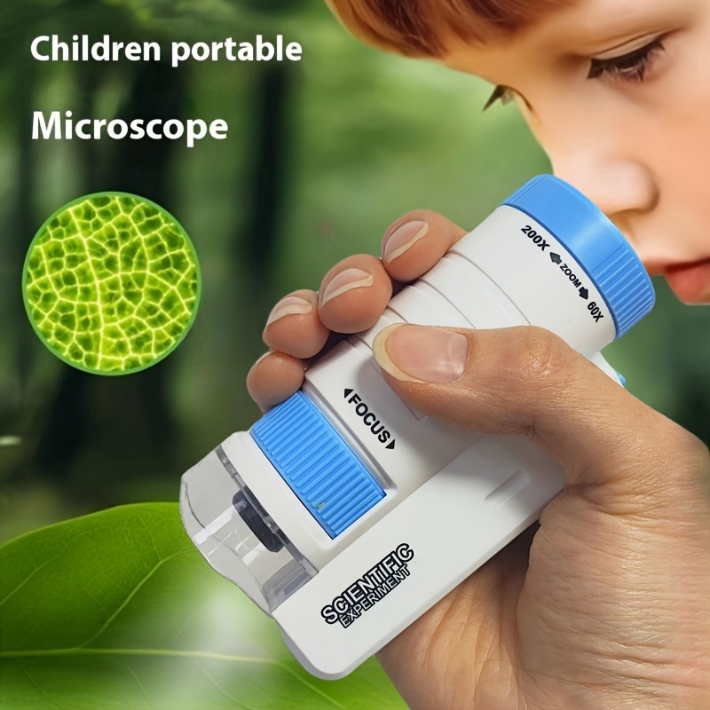 Microscope Kids Science - Handheld Microscope Kit Portable Biological Science