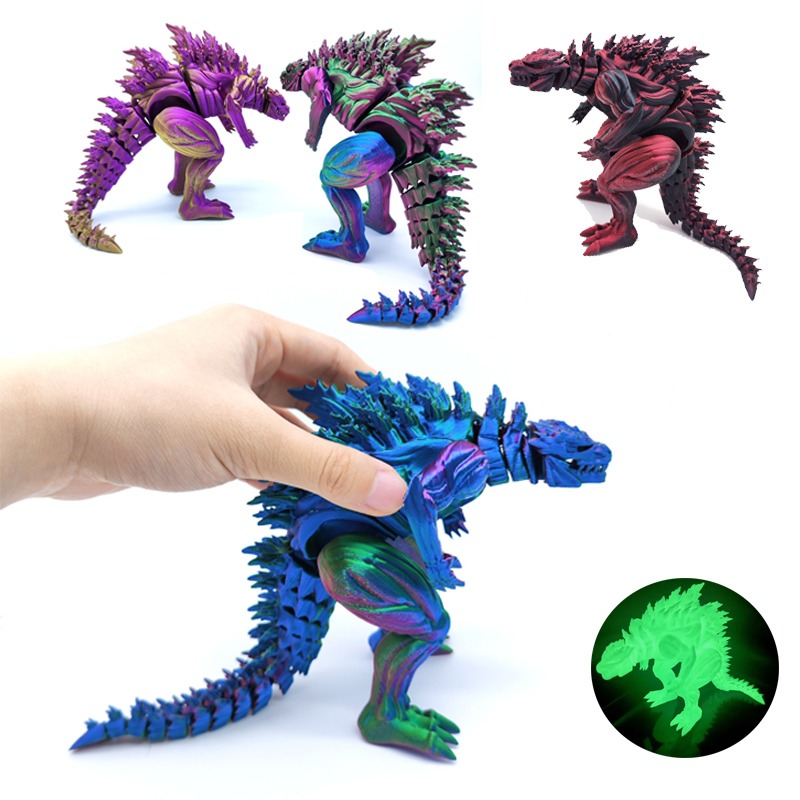 Kids Toys Dinosaur - 3D Printing Muscle Dinosaur Action Figure