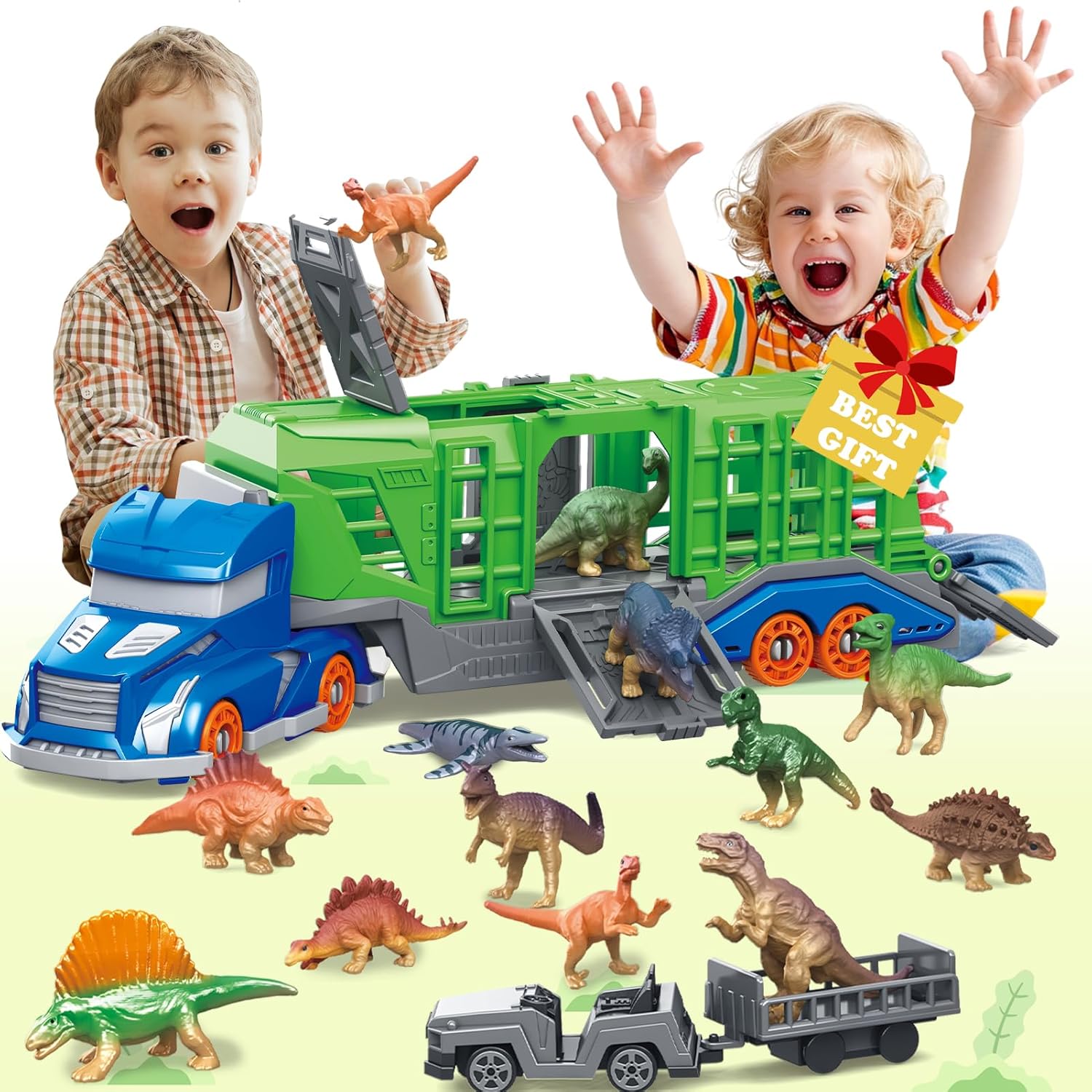 Dinosaur Animal Transport Vehi - Kids Toys Dinosaur 评论和价格