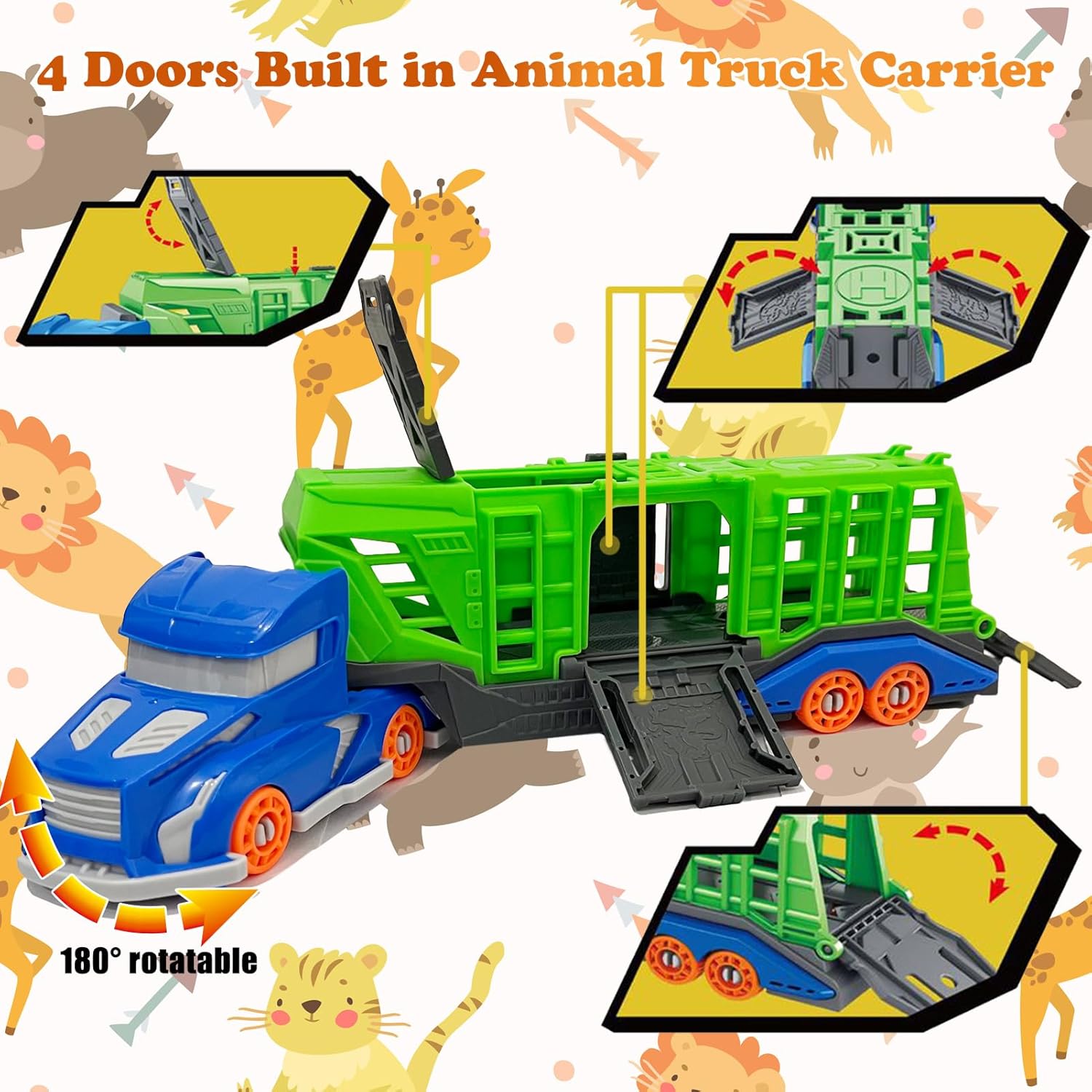 Dinosaur Animal Transport Vehi - Kids Toys Dinosaur 评论和价格