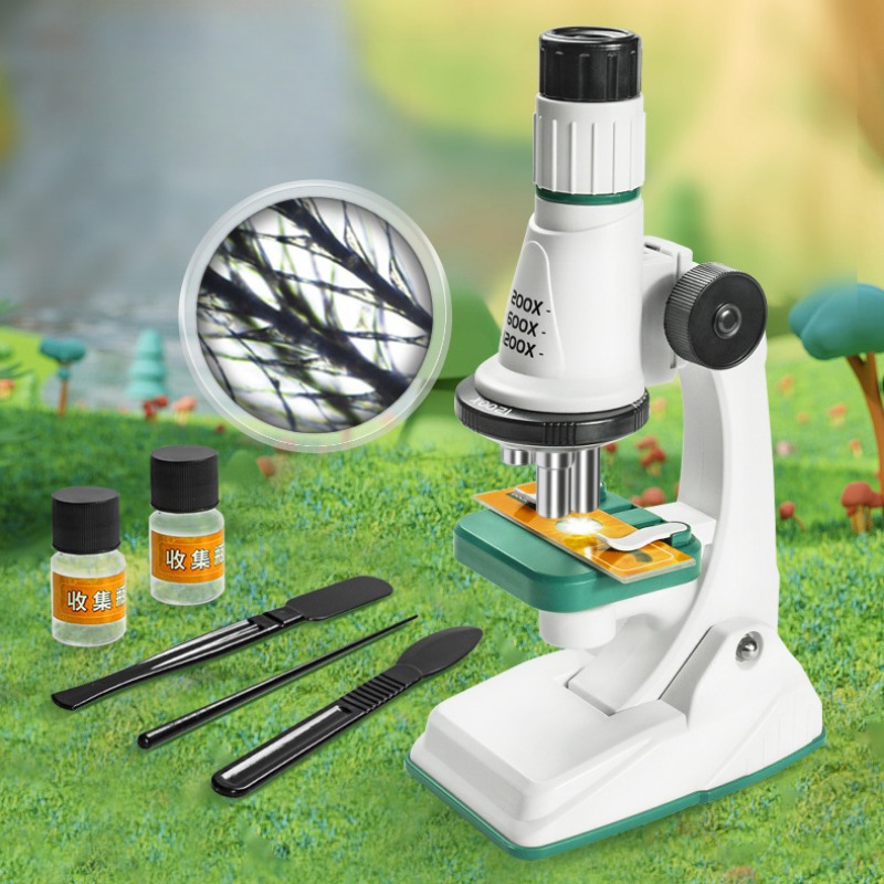 200/600/1200x Hand Loupe Schoo - Microscope Kids Science 评论和价格