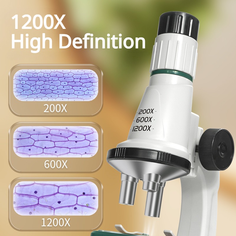 200/600/1200x Hand Loupe Schoo - Microscope Kids Science 评论和价格