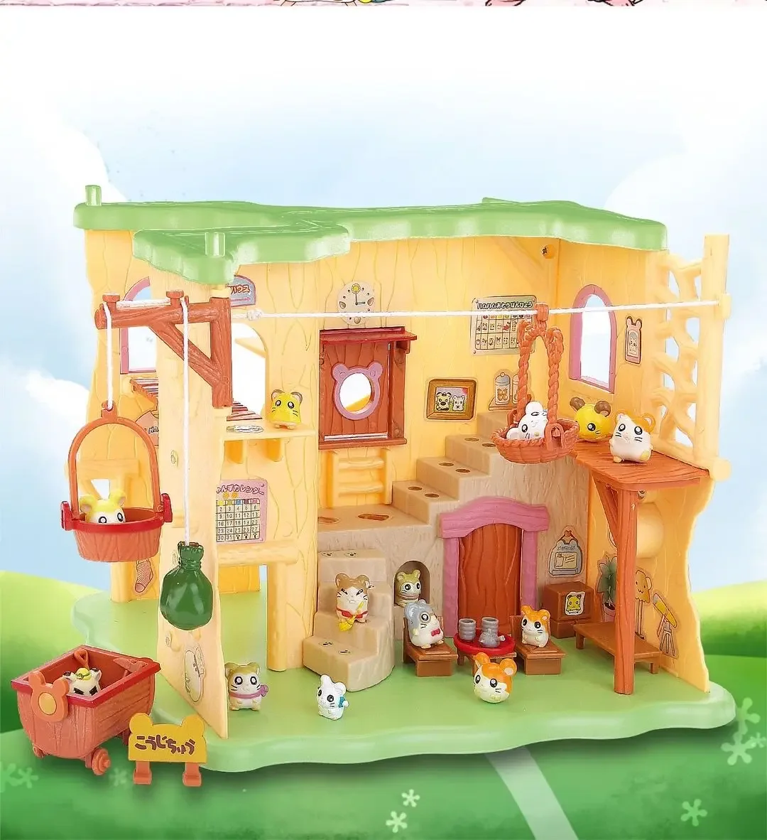 New Cute Japan Anime Hamtaro B - Sandbox Play Set 评论和价格
