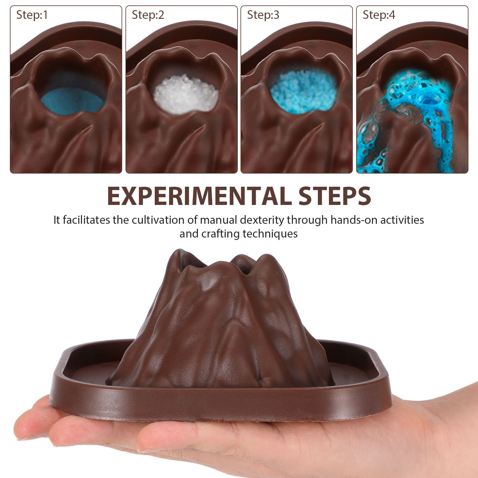 10Pcs Volcano Mold Kit for DIY - Volcano Experiment Kit 评论和价格