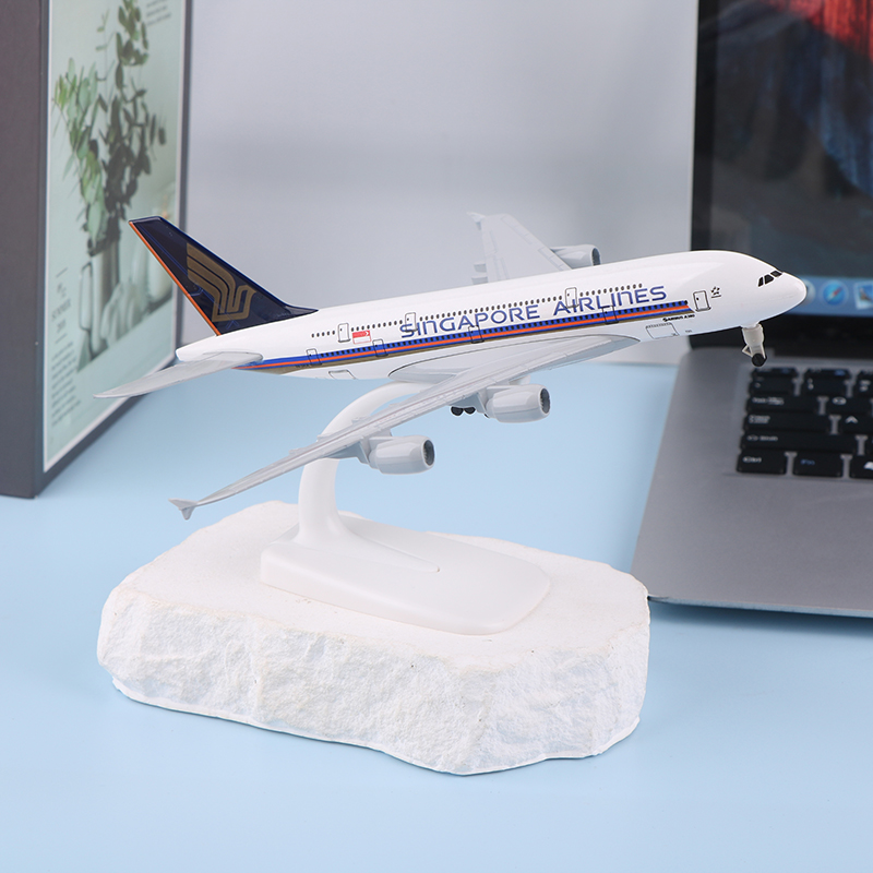 20cm Plane Model  A380 Singapo - Kids Toys Singapore 评论和价格