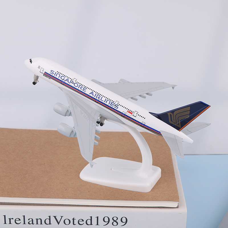 20cm Plane Model  A380 Singapo - Kids Toys Singapore 评论和价格