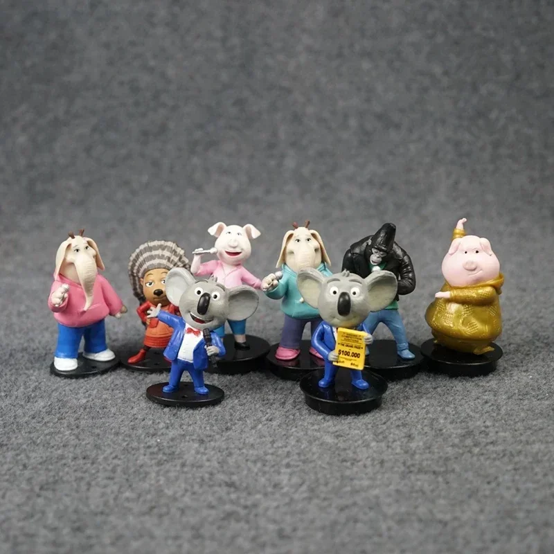 Animated Film SING Figurines M - Kids Toys Png 评论和价格