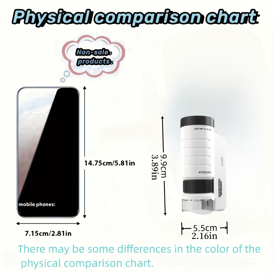 Handheld Microscope Kit Portab - Microscope Kids Science 评论和价格