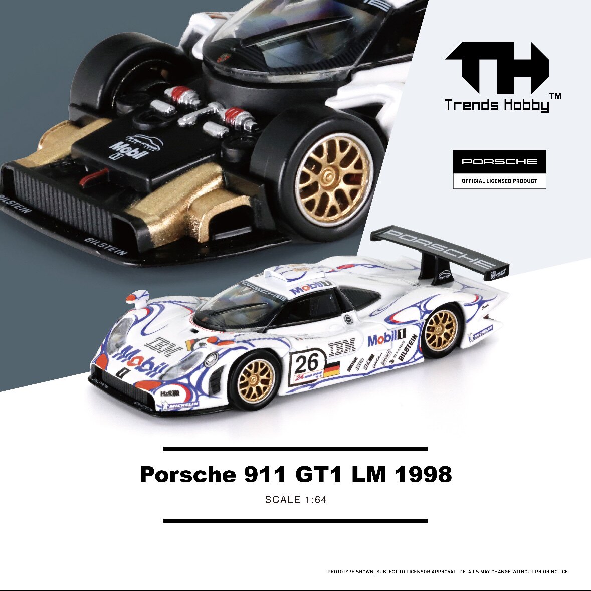 TH 1/64 Porsche 911 GT3 R LeMa - Kids Toys Car 评论和价格