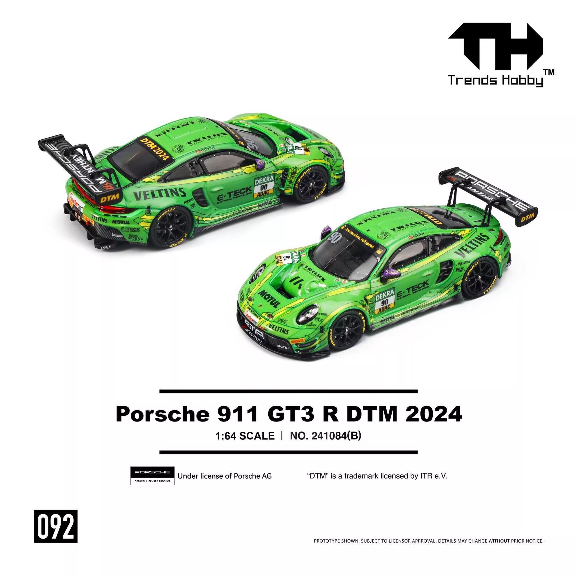 TH 1/64 Porsche 911 GT3 R LeMa - Kids Toys Car 评论和价格