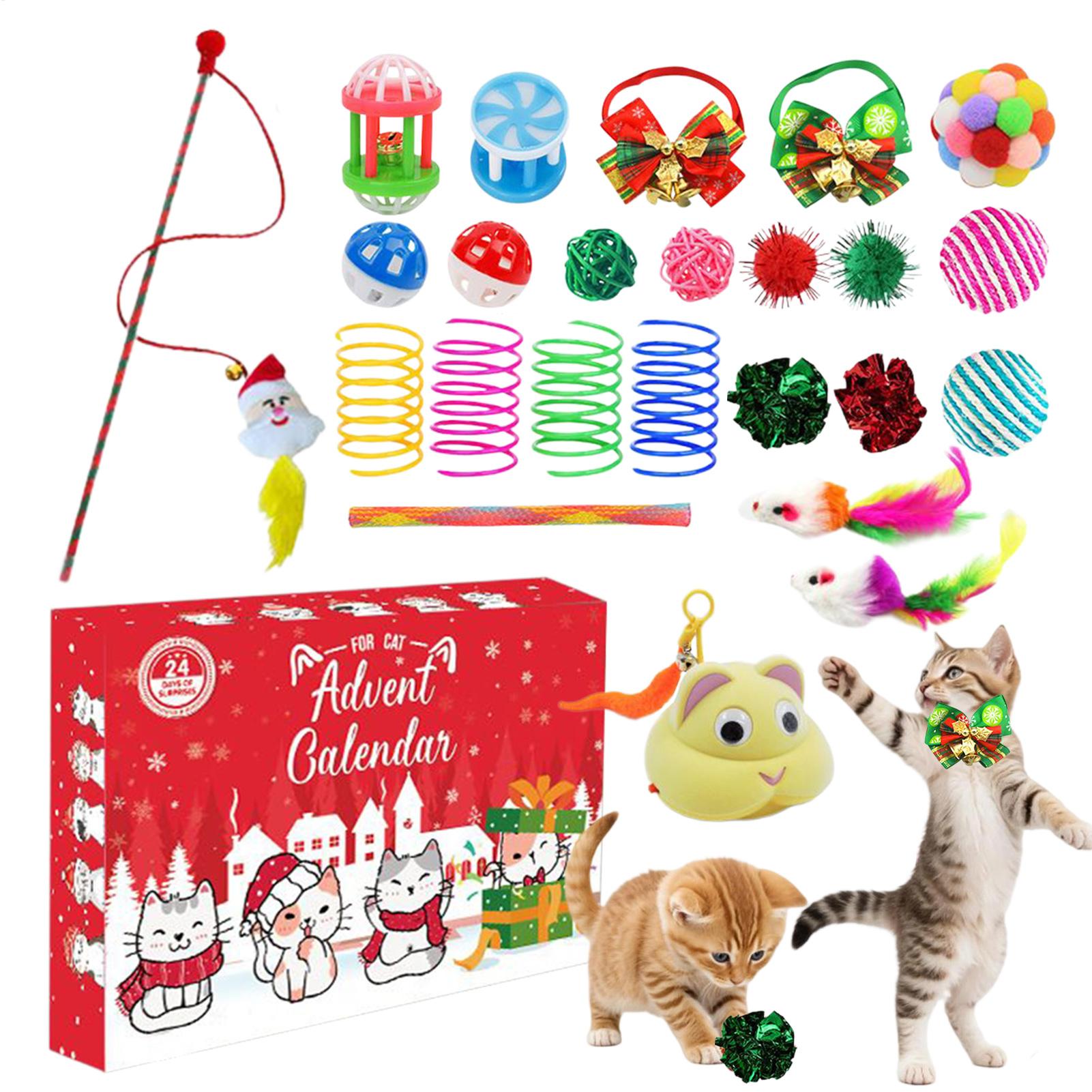Pet Cat Toy Calendar 2025 24 D - Kids Toys Xmas 2025 评论和价格