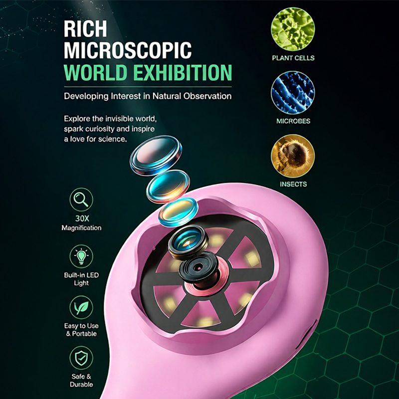 Handheld HD Digital Microscope - Microscope Kids Science 评论和价格