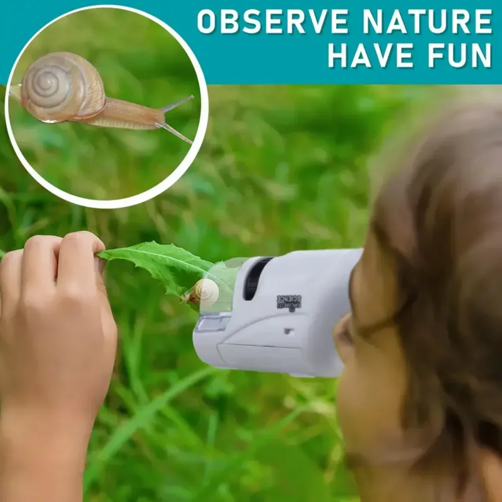60-120x Lab Mini Pocket Micros - Microscope Kids Science 评论和价格
