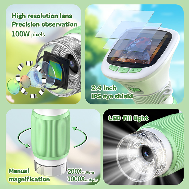 Kids Portable Handheld Digital - Microscope Kids Science 评论和价格