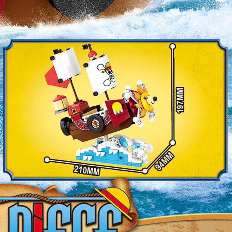 In Stock One Piece Pirate Ship - Kids Toys Kit 评论和价格